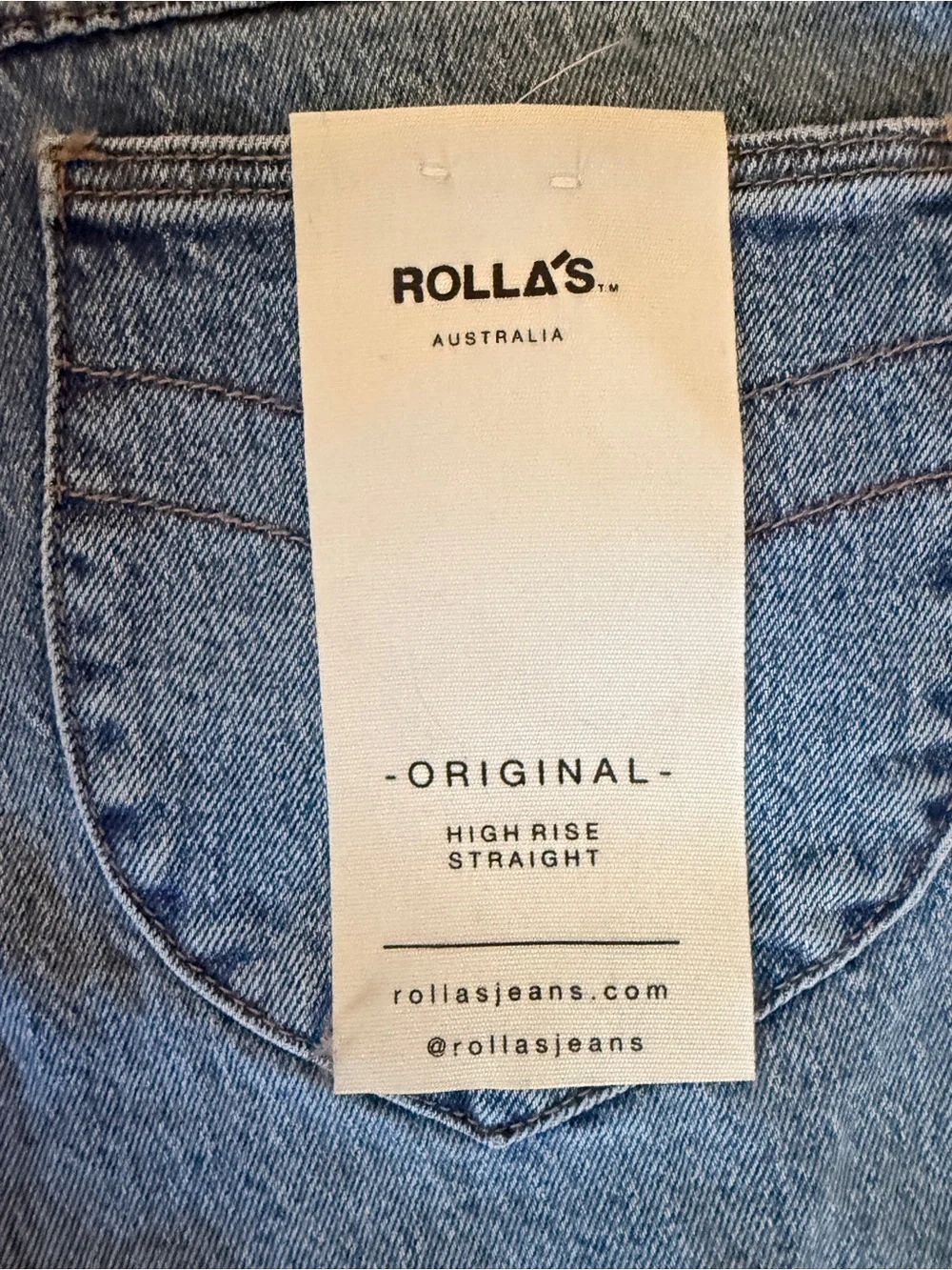 ROLLA'S Original High Rise Straight - Picture 3 of 5